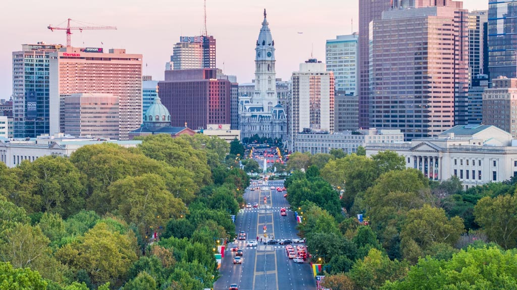 Benjamin Franklin Parkway - Philly By Drone