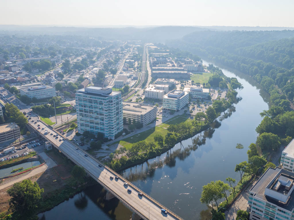 Seven Tower Bridge - Philly By Drone