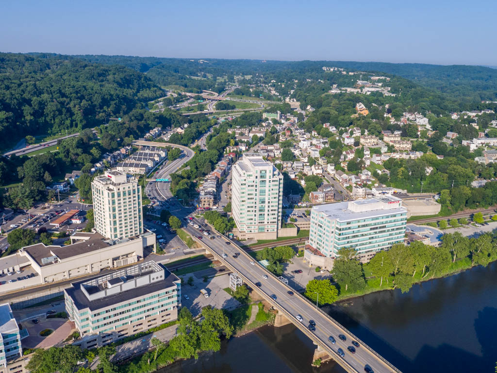 Seven Tower Bridge - Philly By Drone